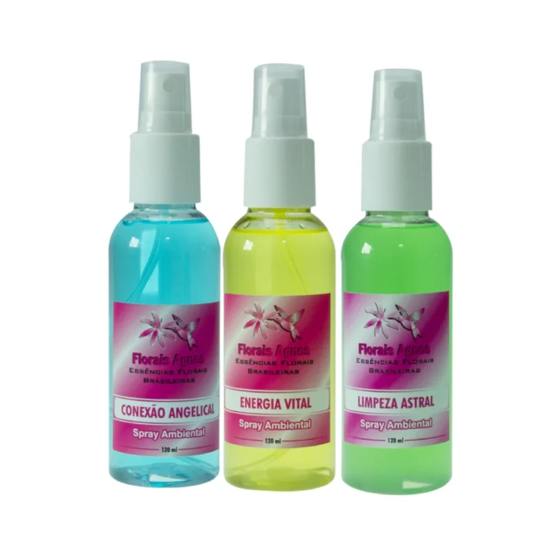 Spray Ambiental - Kit Completo com 3 unidades